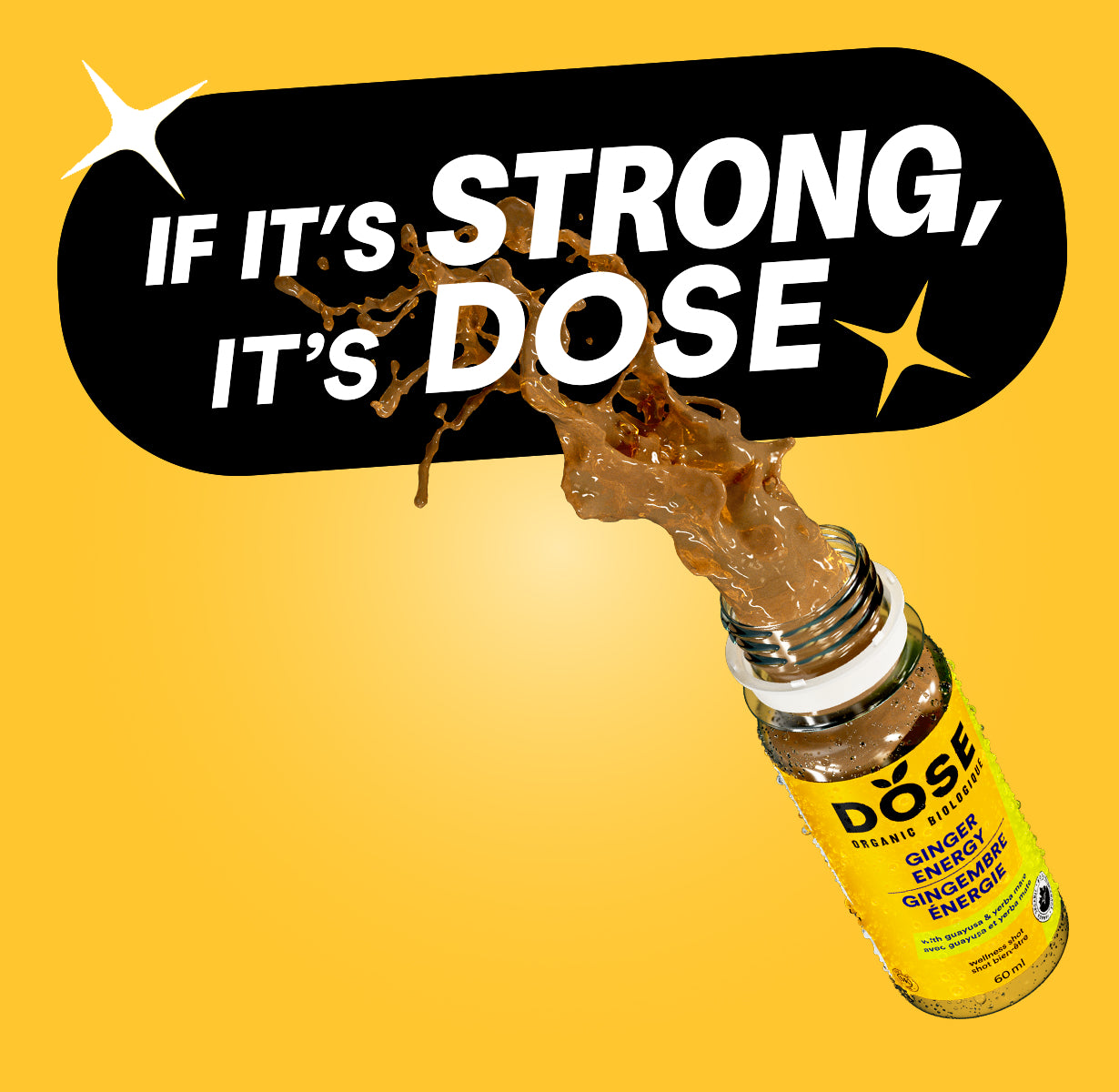 ENERGY - GINGEMBRE, LIME & GUAYUSA - 36 shots pressés à froid 60ml