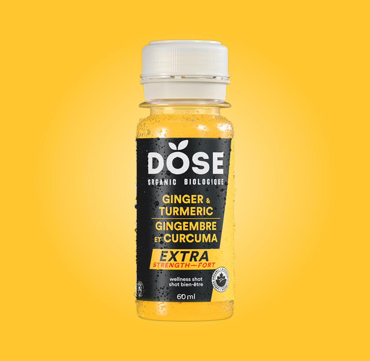 GINGEMBRE & CURCUMA EXTRA FORT 60ml - Shot biologique pressé à froid