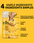 GINGER & HONEY - organic cold-pressed shots 60ml