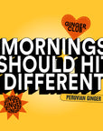 GINGER & TURMERIC - 12 organic cold pressed shots 60ml