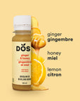 GINGER & HONEY - organic cold-pressed shots 60ml