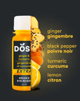GINGER & TURMERIC EXTRA STRENGTH - 24 organic cold pressed shots 60ml