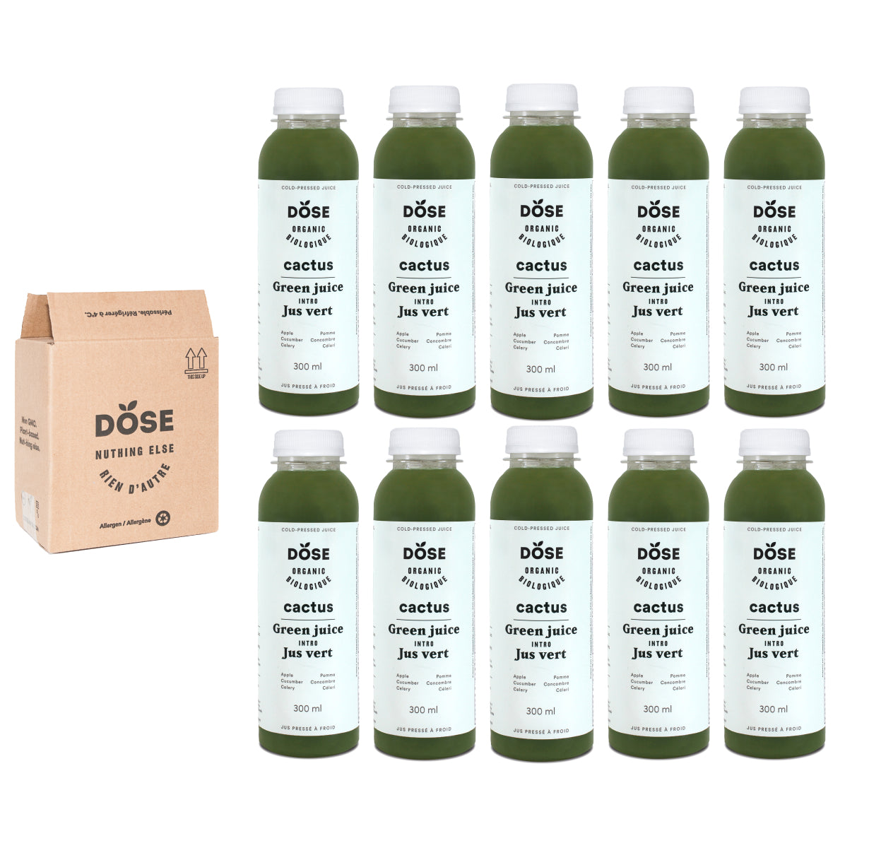 CACTUS – 10 organic cold-pressed juices