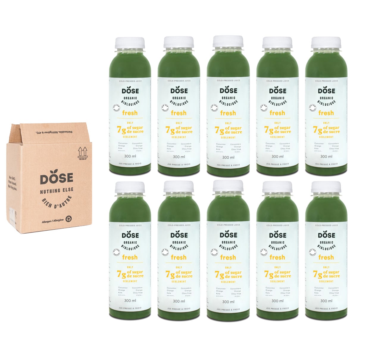 Fresh Green Juice With Orange - low in sugar