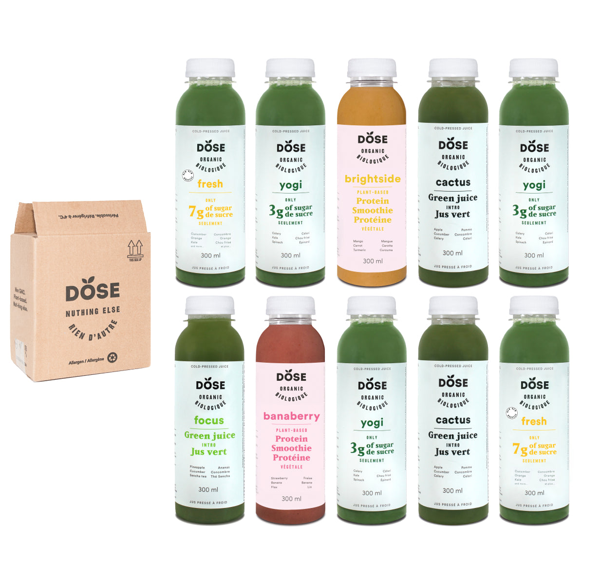 5-Day Expert Cleanse - RESTORE - 50 organic cold pressed juices 300ml
