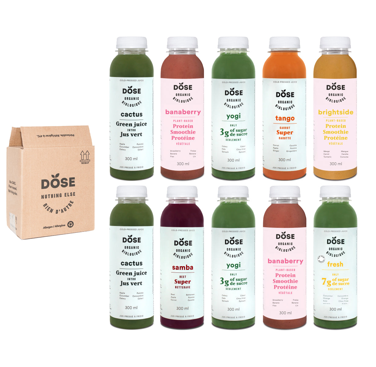 5-Day Intermediate Cleanse - ENERGY - 50 organic cold pressed juices 300ml