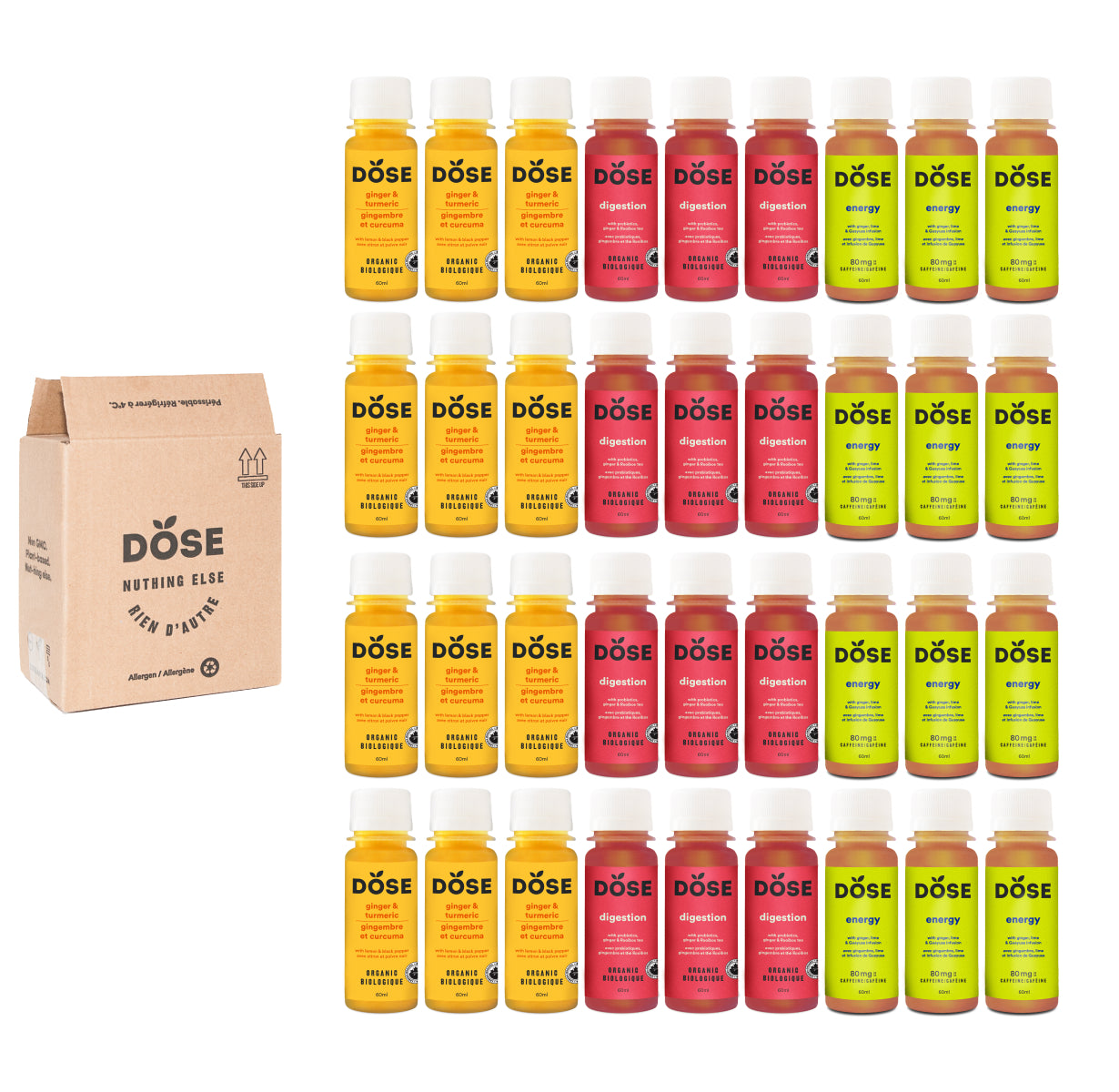 SHOTS VARIETY PACK - 36 cold pressed shots 60ml