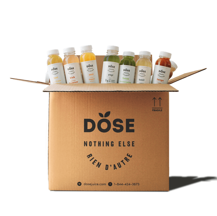 Dose Ginger GINGER & TURMERIC 60ml - Organic cold pressed shot - Dose Juice