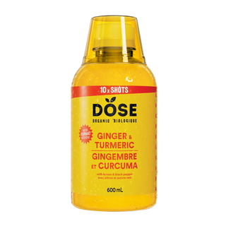 GINGER & TURMERIC 600ml Multi-Serve Bottle – 6 pack