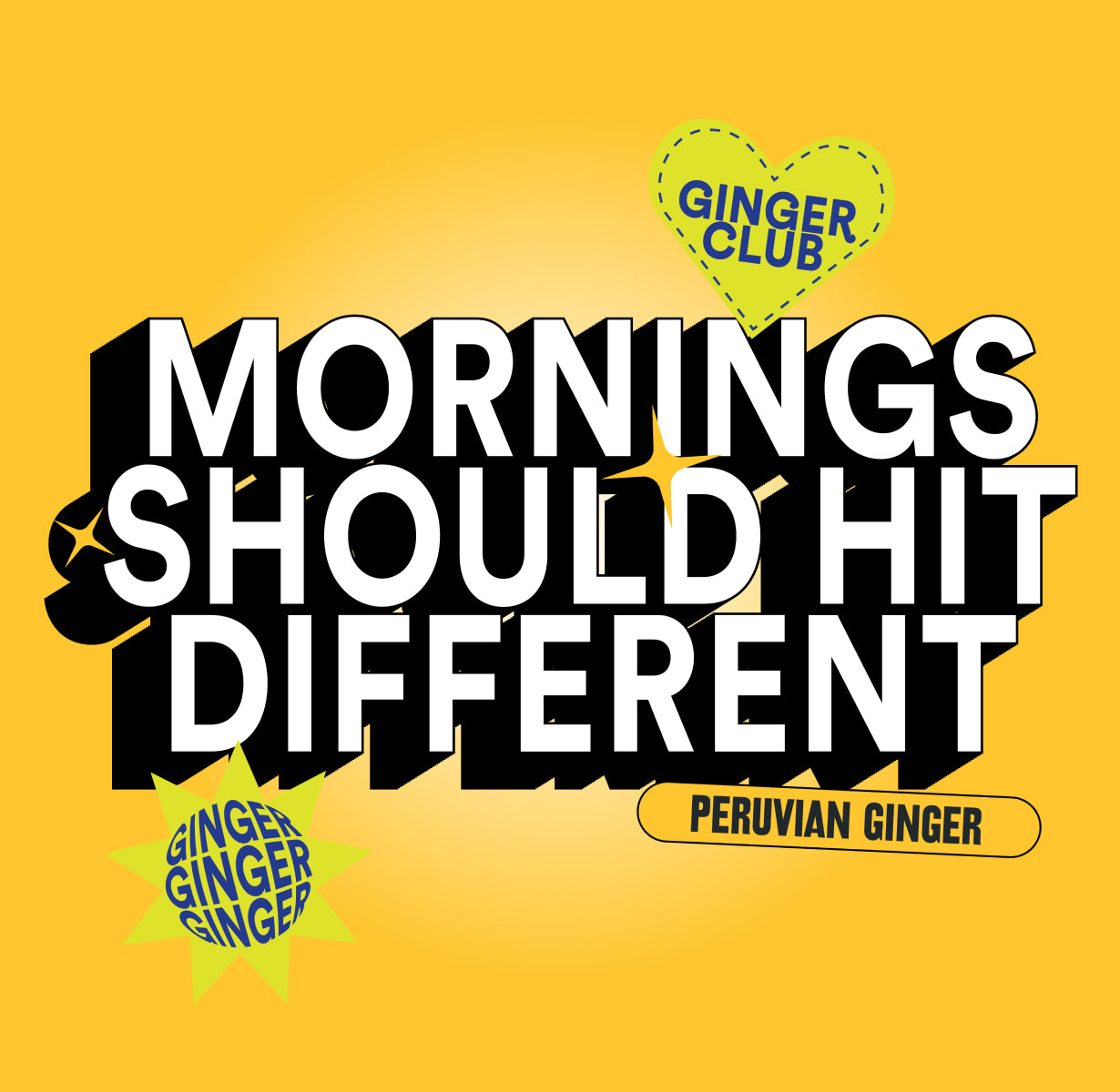 ENERGY 60ml - GINGER LIME &amp; GUAYUSA - cold-pressed shot