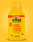 GINGER & TURMERIC 600ml - Organic cold pressed multi-serve bottle