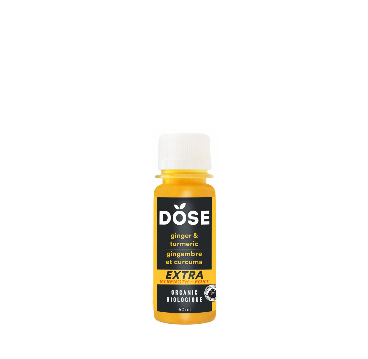 GINGER & TURMERIC EXTRA STRENGTH 60ml - Organic cold pressed shot