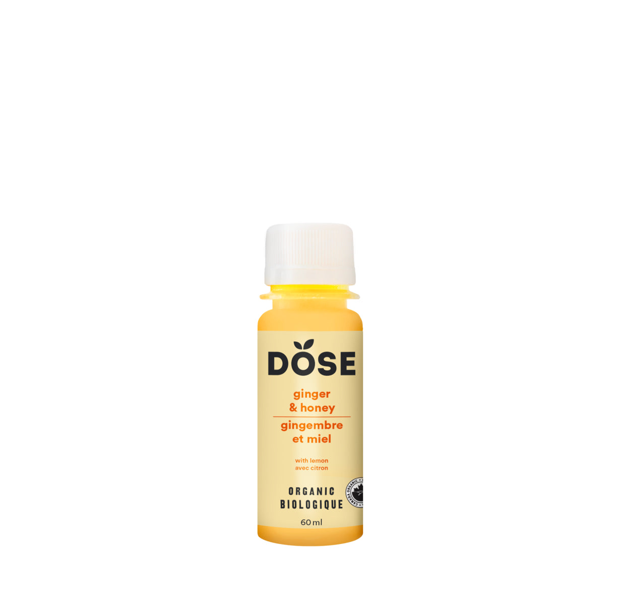 GINGEMBRE & MIEL - shot pressé à froid biologique 60ml