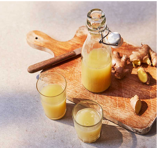 Jus de racine de gingembre