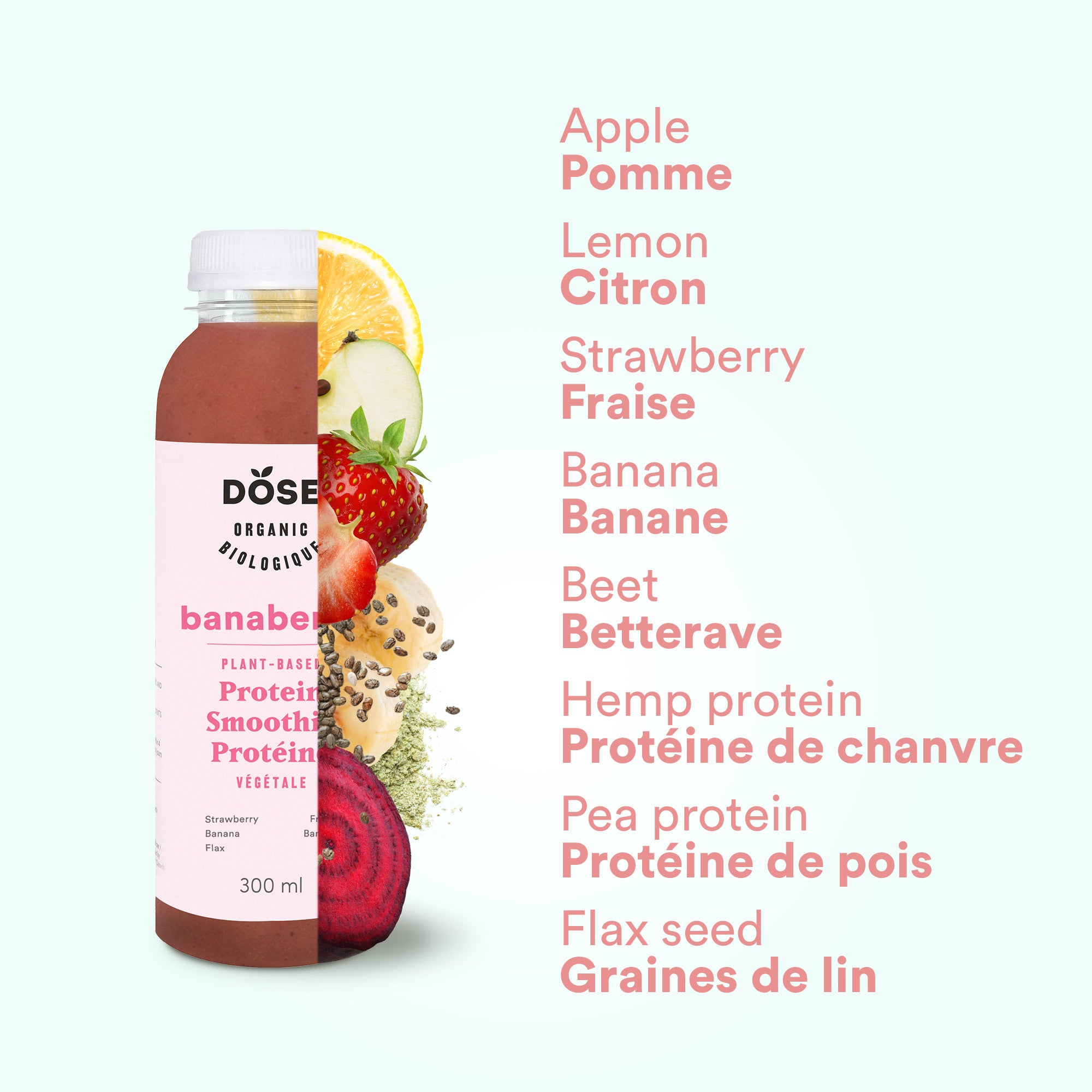 BANABERRY 300ml - Organic cold pressed smoothie