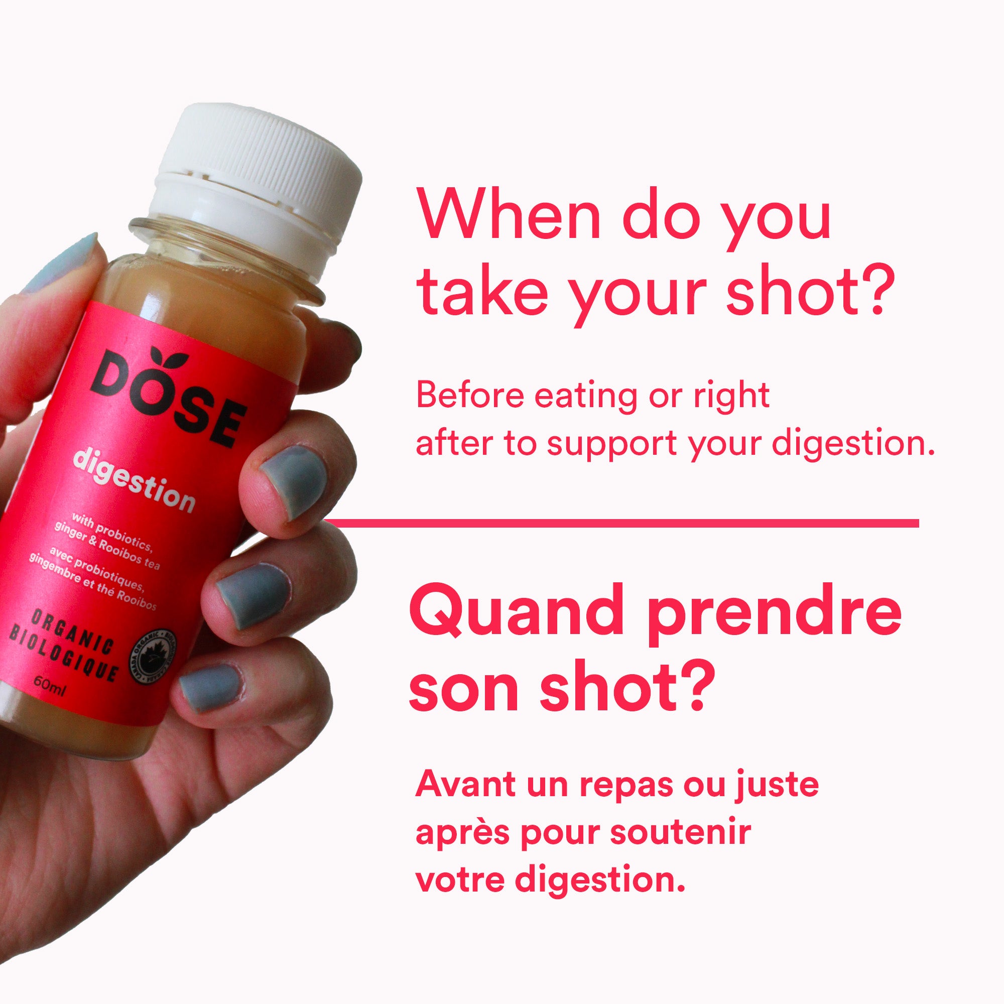 GINGER &amp; PROBIOTICS 60 ml- Organic cold pressed shot