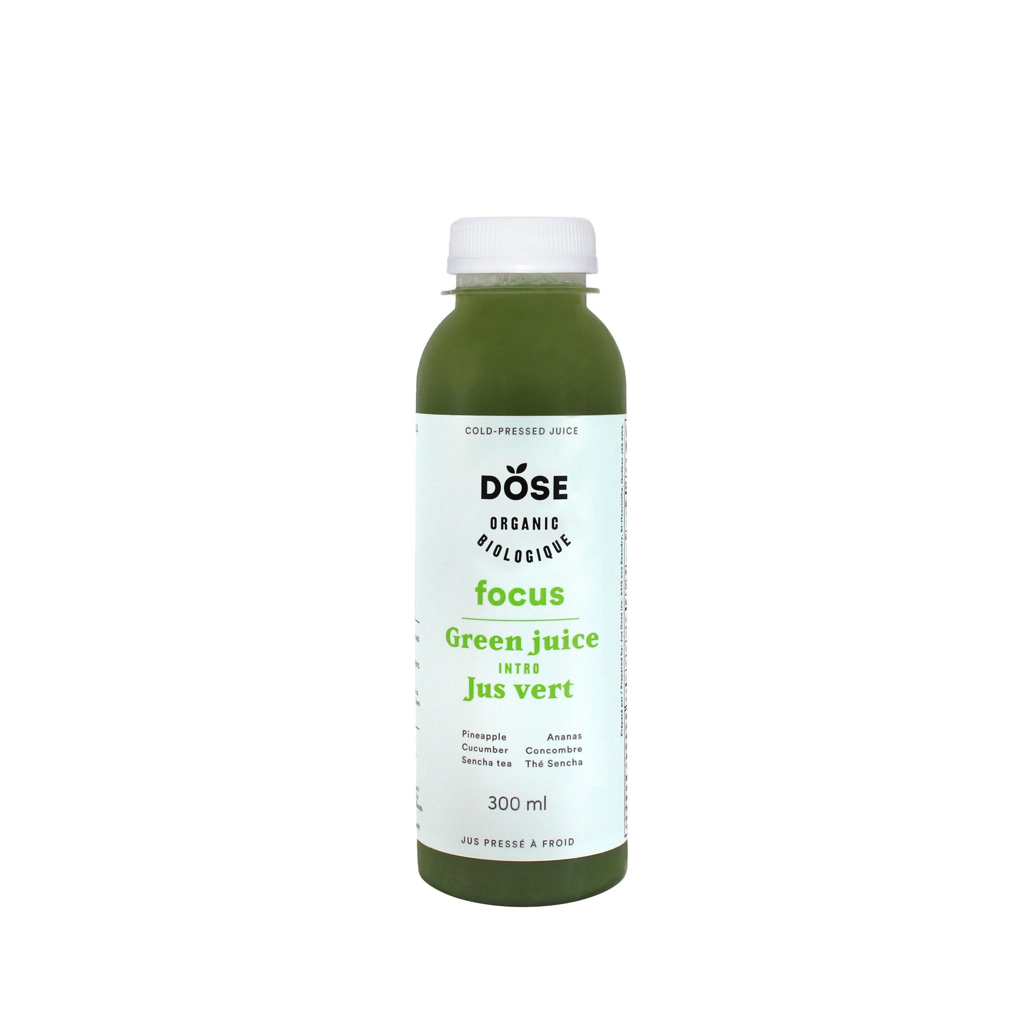 FOCUS 300ml - Organic cold pressed smoothie (Short expiry date)