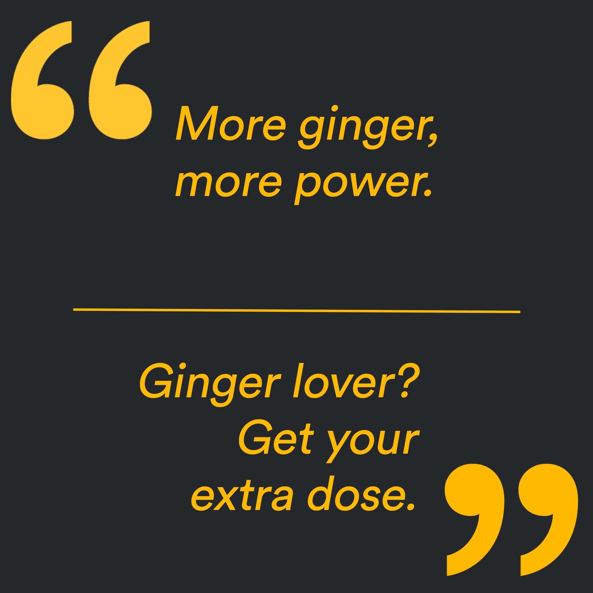 GINGER & TURMERIC EXTRA STRENGTH - 12 organic cold pressed shots 60ml
