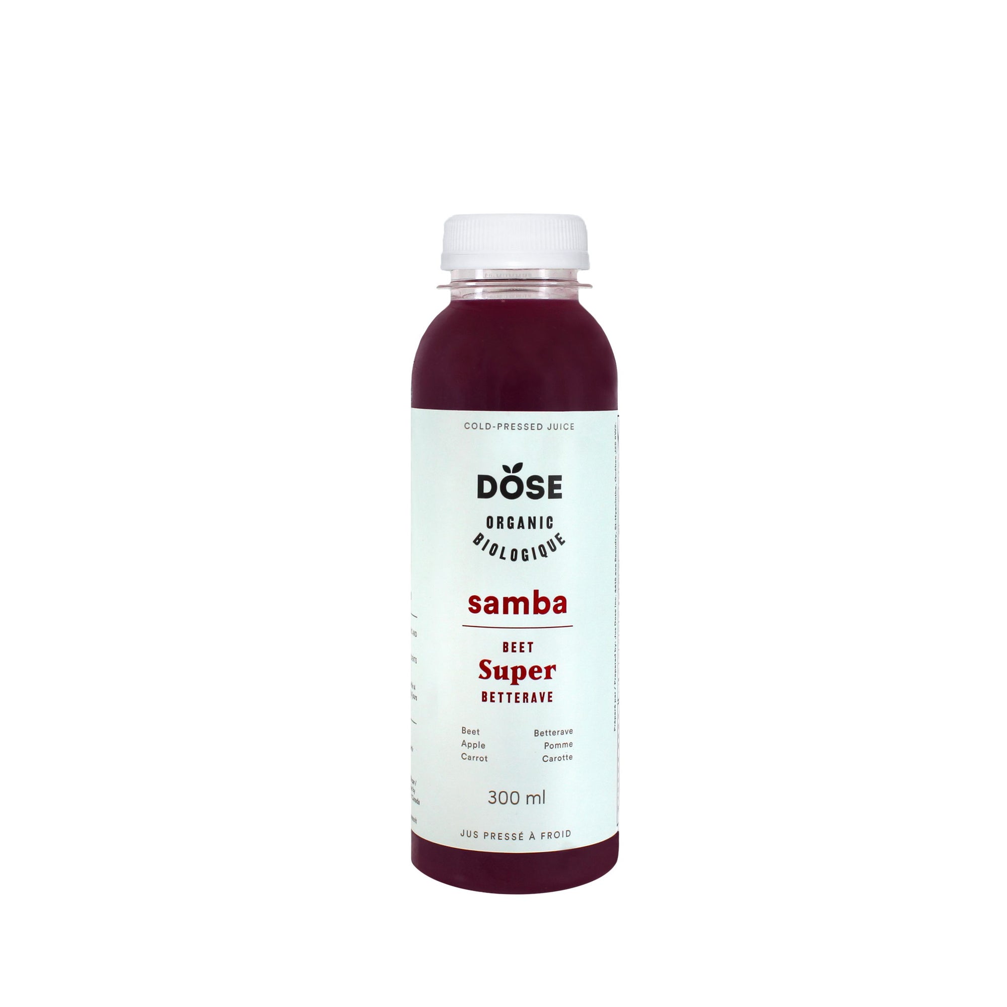 GIFT: SAMBA 300ml - Organic cold pressed juice